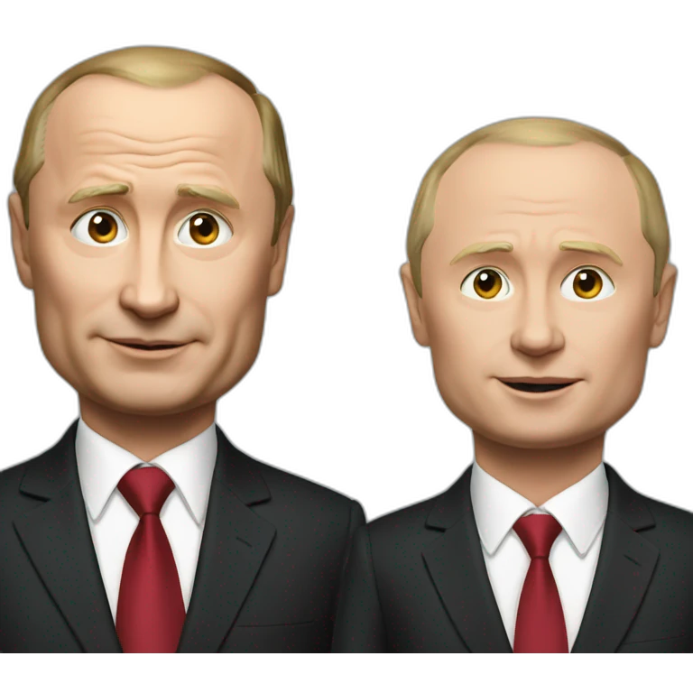 Makron with putin emoji