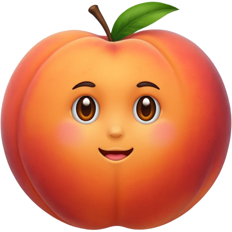 Peach emoji
