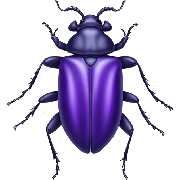 purple beetle emoji