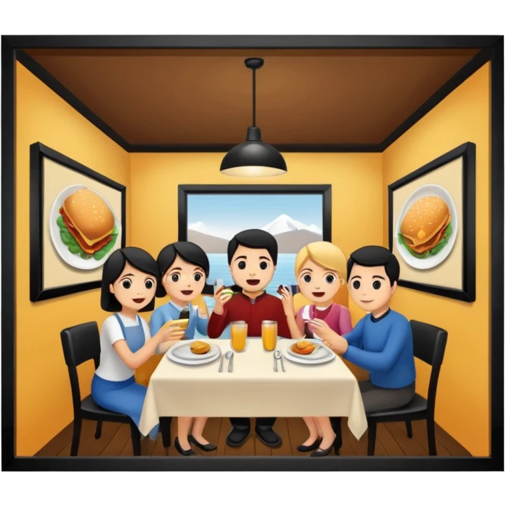 The name of the project is what to eat now, and it's a site that recommends restaurants according to the temperature emoji