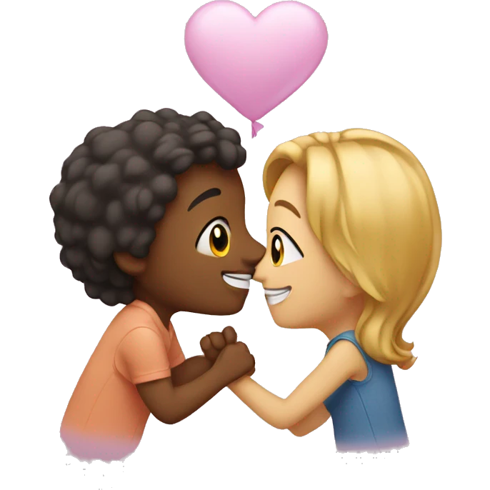 sharing a sweet moment emoji