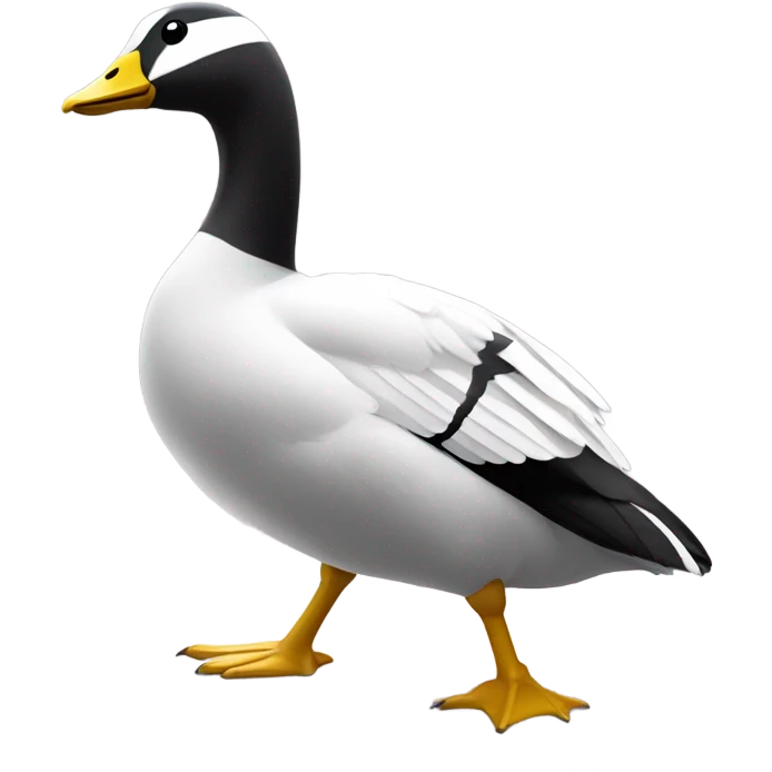A goose and a bumble bee emoji
