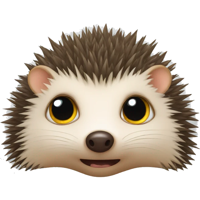 hedgehog AND "missing eye" emoji
