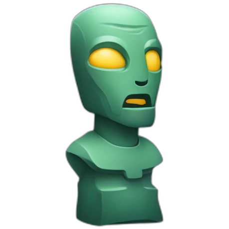 alien+moai. iOS emoji sigma emoji