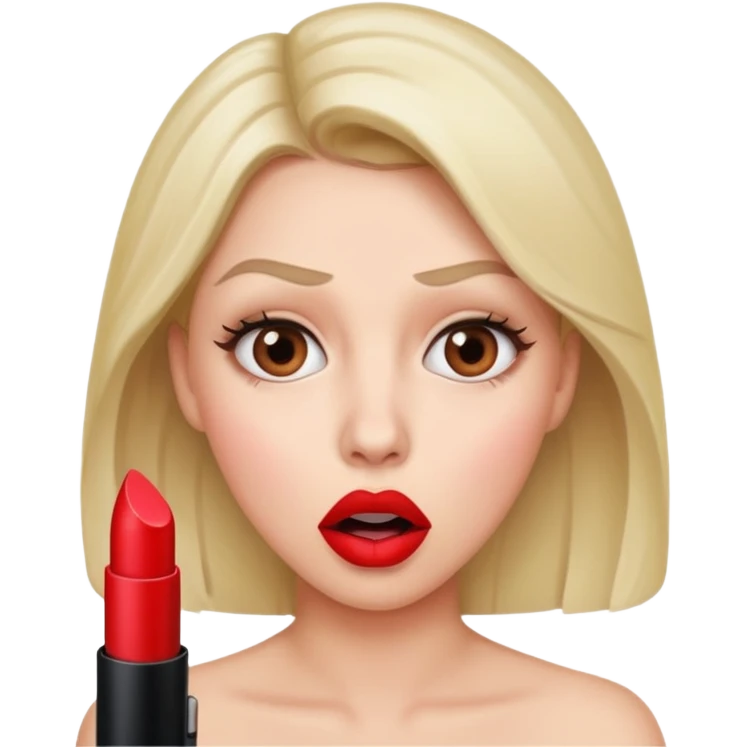 A woman sucking dick emoji