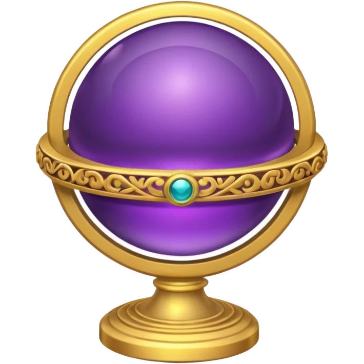 Orb of Command — purple sphere + golden ring emoji