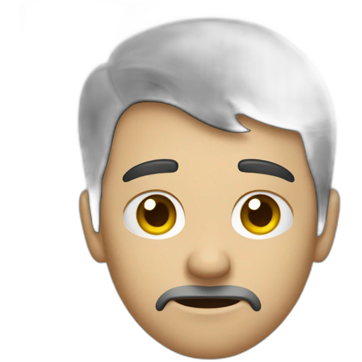 frowning factory worker emoji