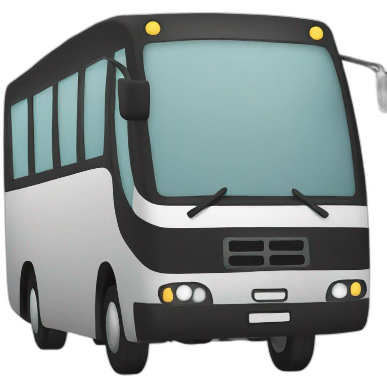 bus icon black emoji