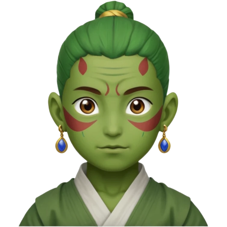 Dragon ball fusions Gohan + piccolo potara earrings = Gohanpiccolo vegito-syle emoji
