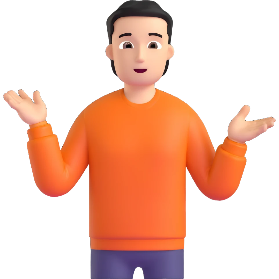 man gesturing emoji