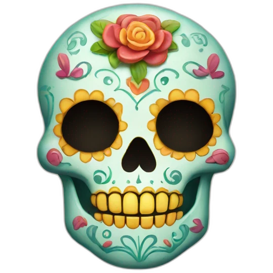 Sugar skull emoji