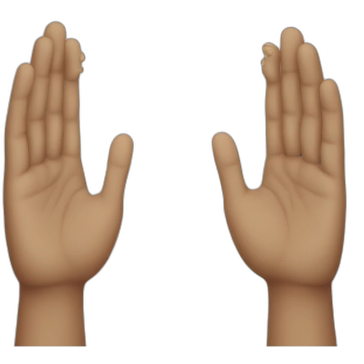 one hand praying, the other hand begging for money emoji