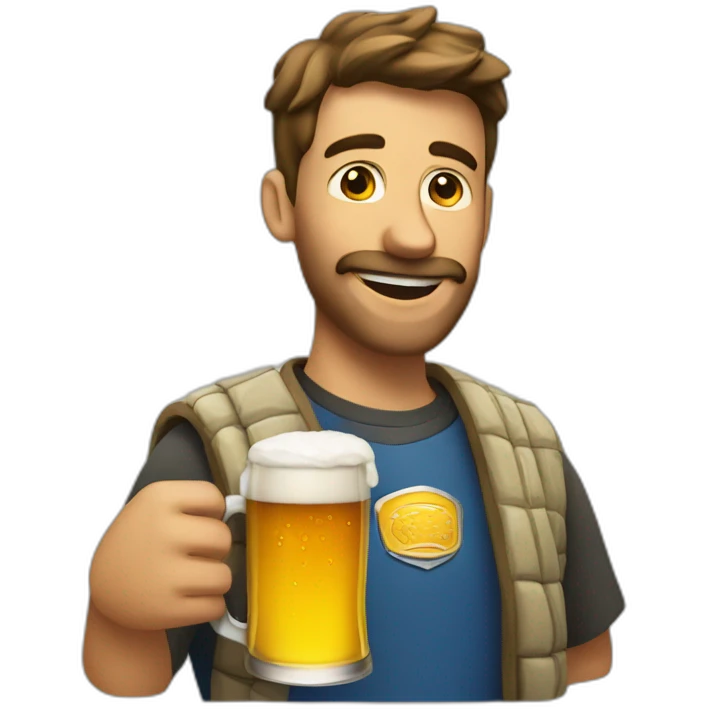 beer drinker emoji