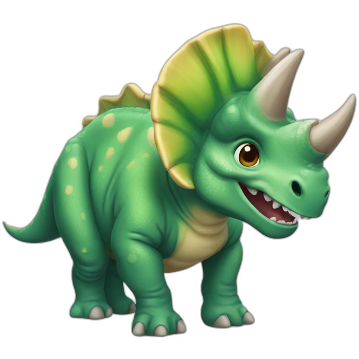Triceratops emoji
