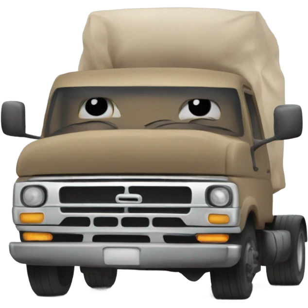 squatted truck emoji
