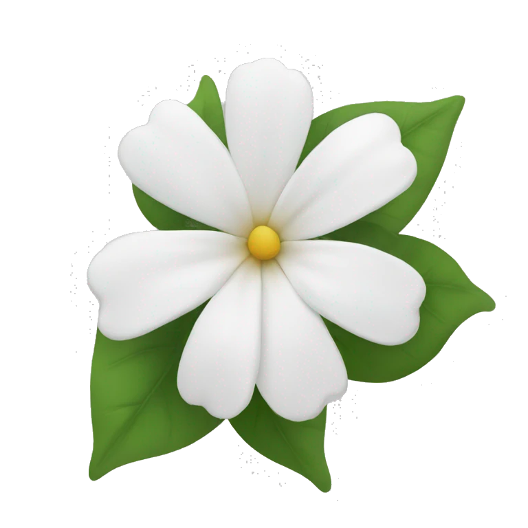 Whit flower emoji