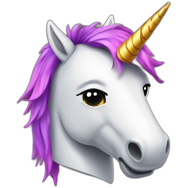 Unicorn piniata emoji