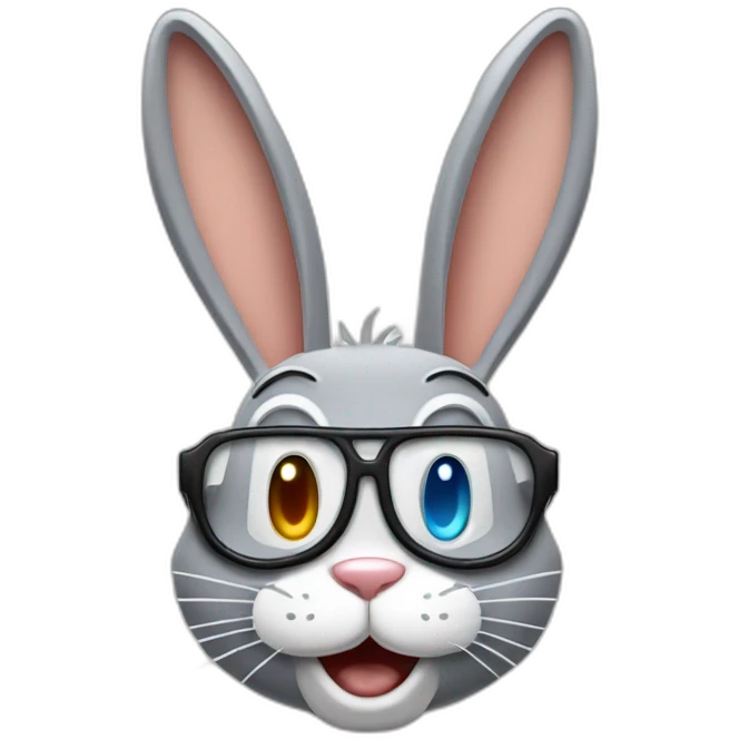 electrically bugs bunny emoji