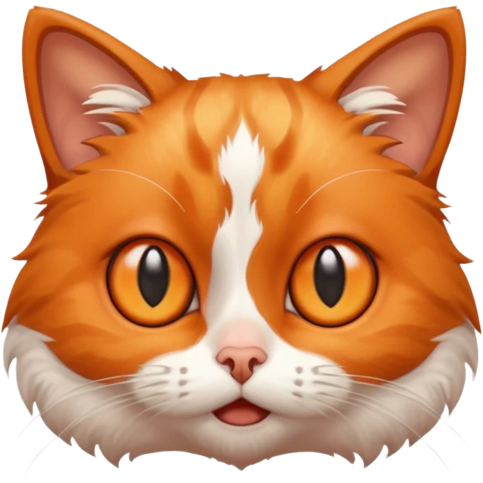 Испуганный кот emoji