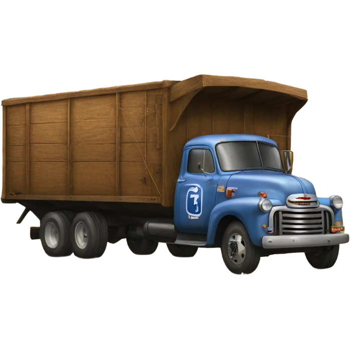 Old Chevrolet grain truck emoji