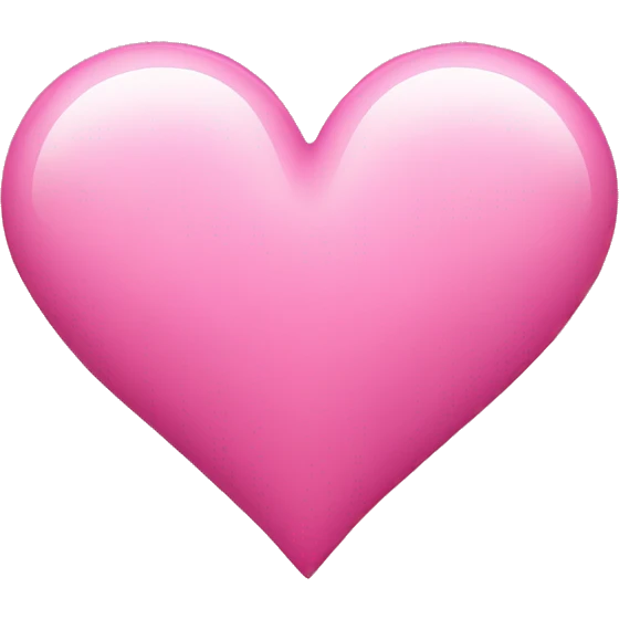 Pink heart emoji
