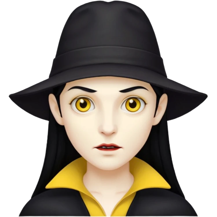vampire with yellow hat  emoji
