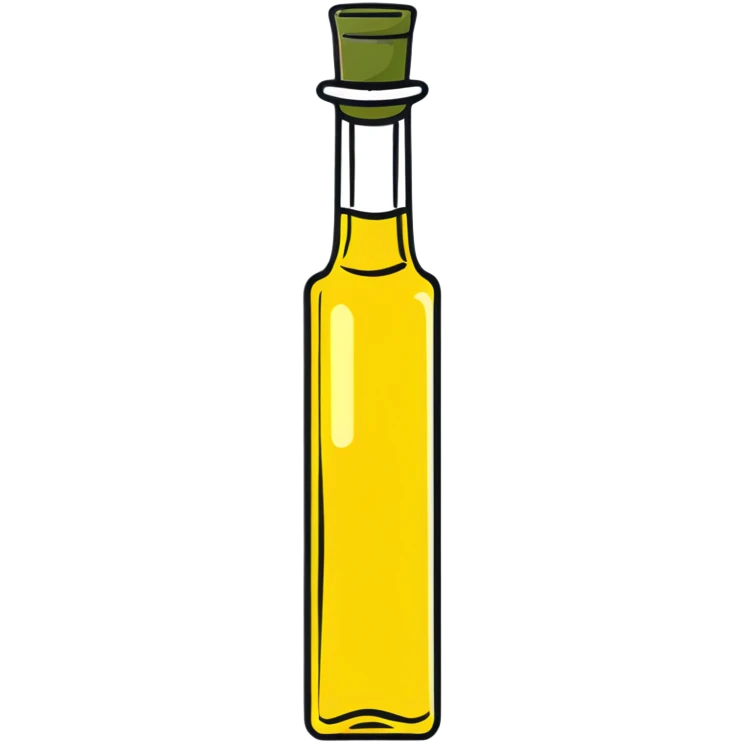 Olive oil bottle, Mediterranean anti-inflammatory ingredient emoji
