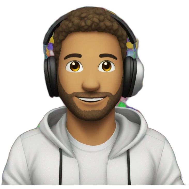 Gamertag "U_Flow" as DJ while Party emoji