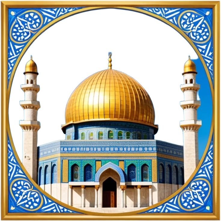 Dome of the rock, Palestine emoji