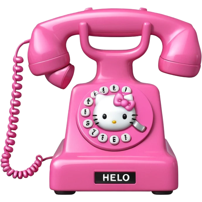 Telefono de hello kitty  emoji