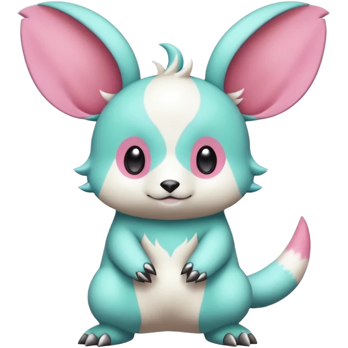 Pancham-Minccino-Petilil-Minun-Fakémon-Digimon-fusion-creature emoji