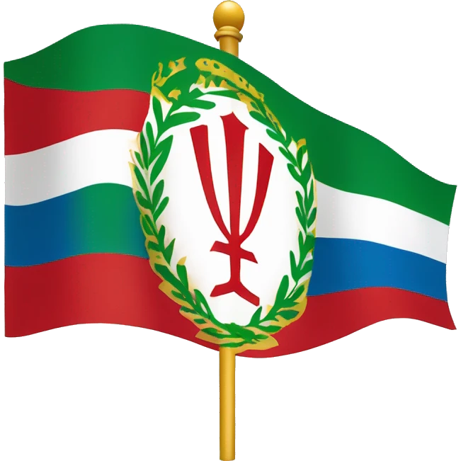 Pahlavi flag of Iran emoji