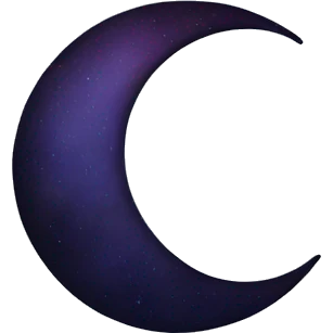 Twilight Inspired Emoji : Crescent Moon – Symbolizing the title of the second book, New Moon, this could be a dark and mysterious-looking crescent. emoji