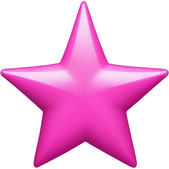 Pink star emoji