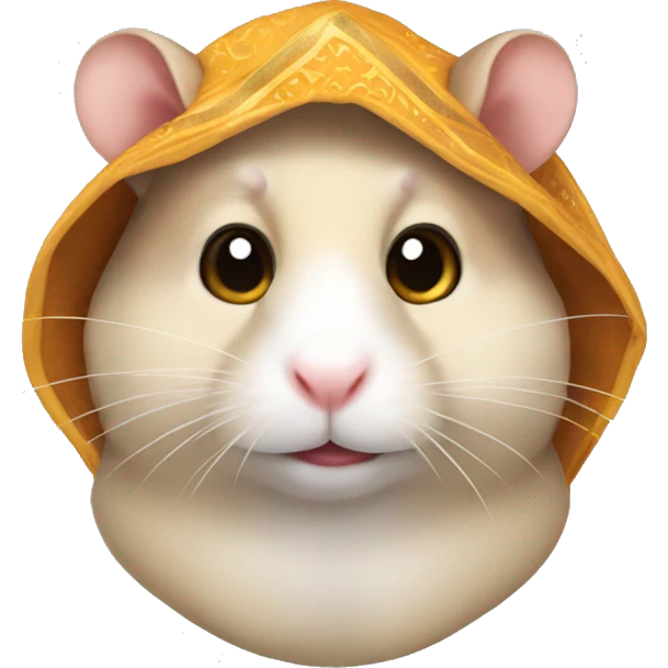 arab male costume hamster head emoji