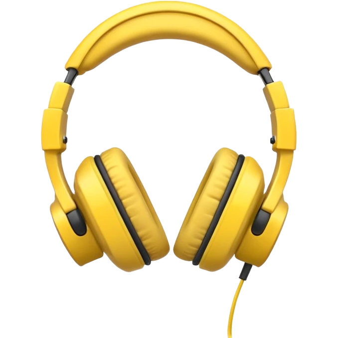 هدفون زرد emoji