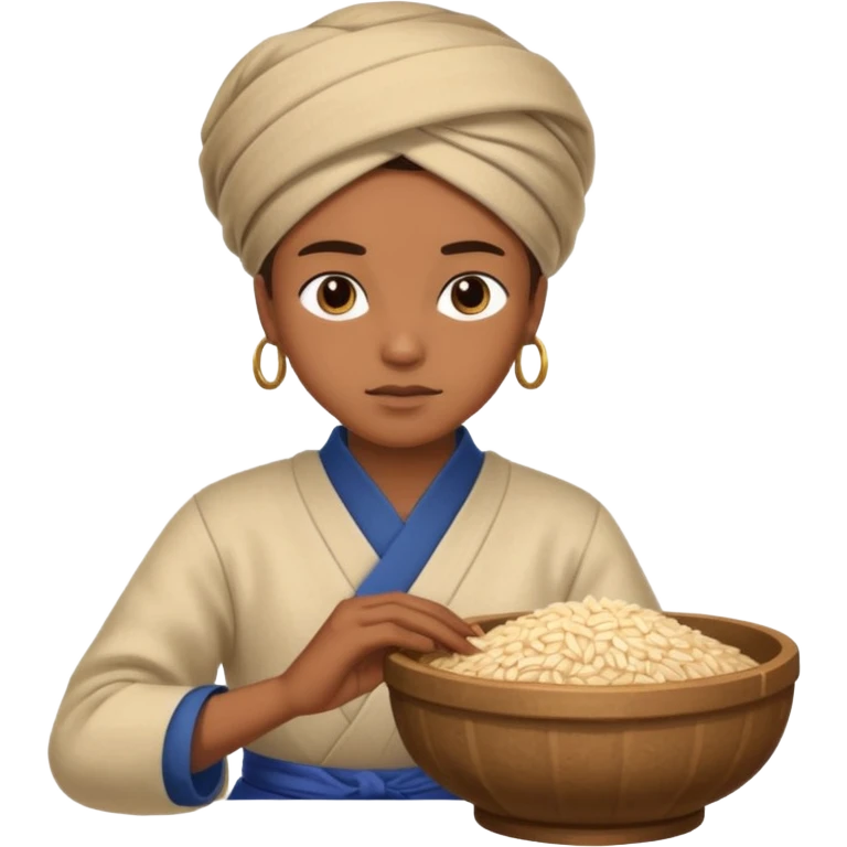 Milling rice mission  emoji