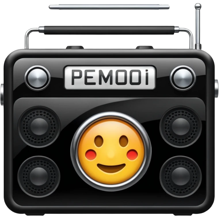 modern new radio emoji