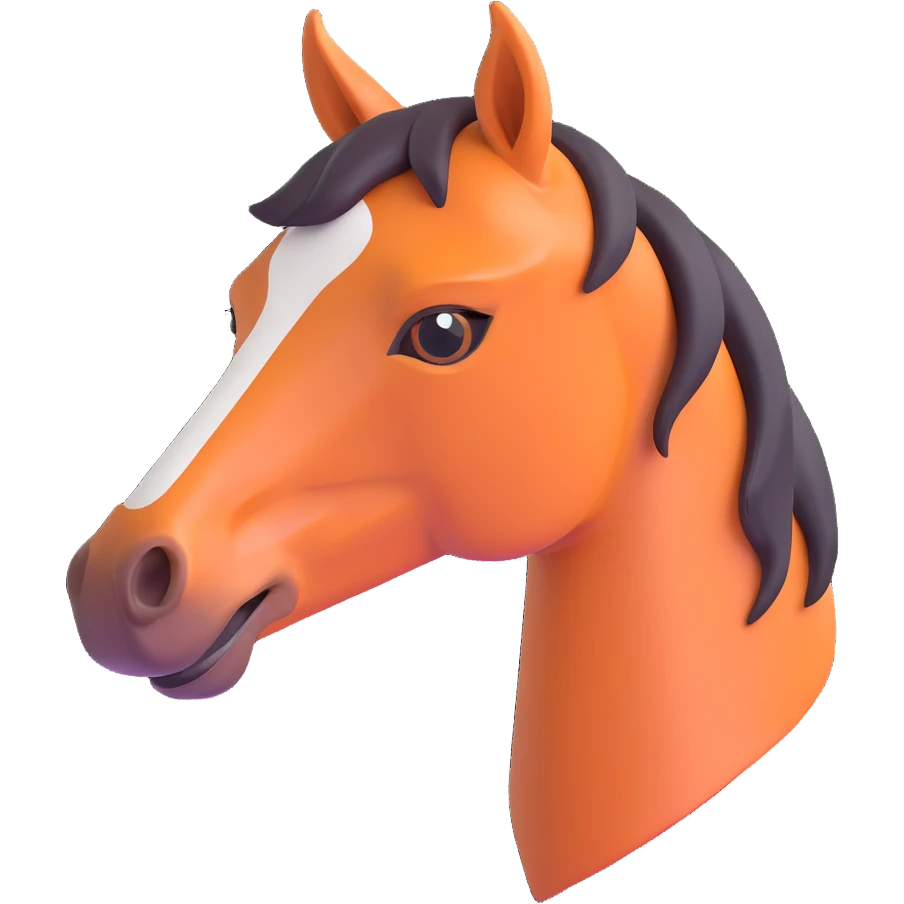 horse head emoji