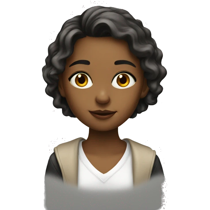 Girl study  emoji