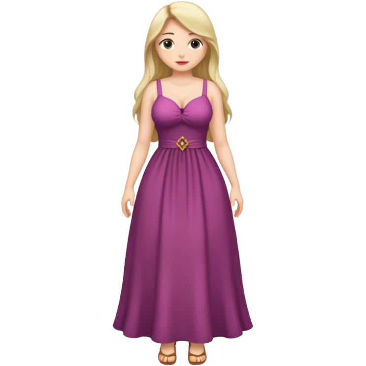 Naked woman with big boobs full body emoji