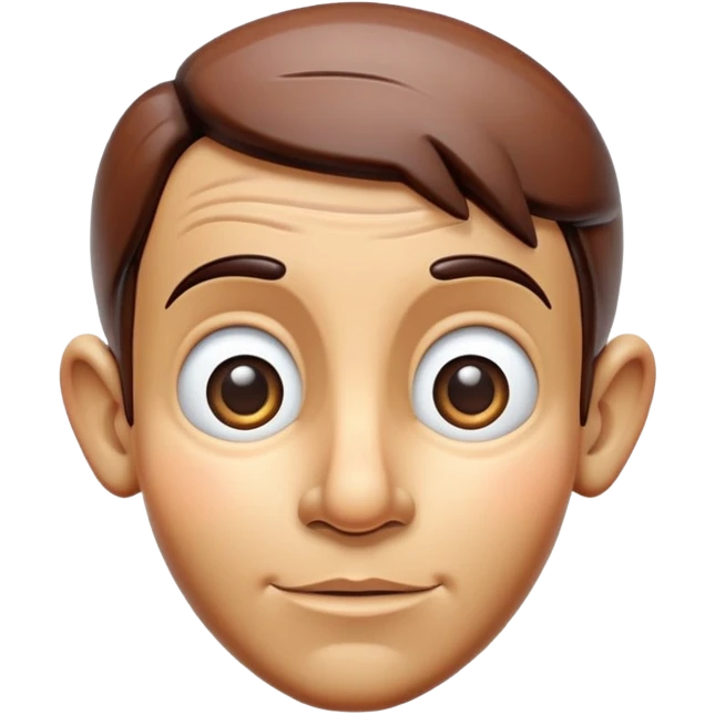 Pinocchio face emoji