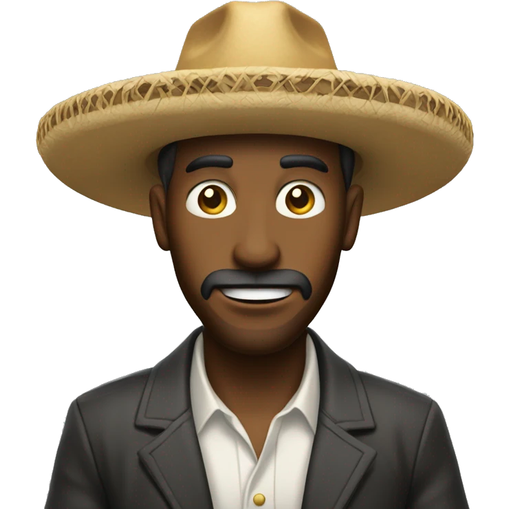 Chango con un monoculo y un sombrero elegante  emoji