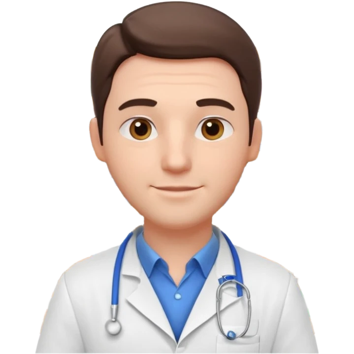male pharmacist portrait, head and shoulders only, wearing a pharmacy apron, friendly expression, medicine shelves visible in background, retail pharmacy vibe, 3D cartoon, mobile game icon style, no text, no watermark
 emoji