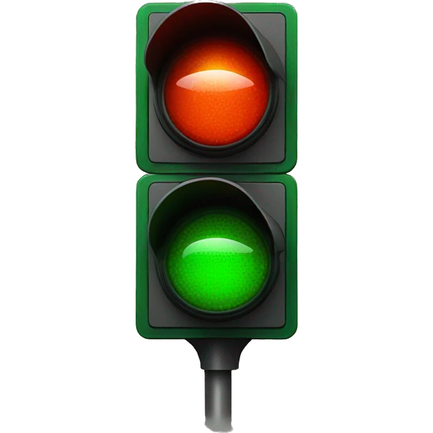 green stoplight emoji