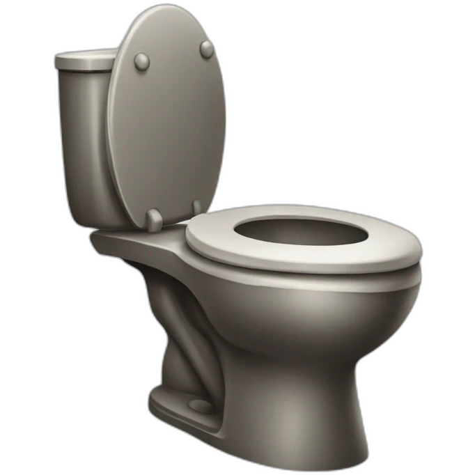 Cursed toilet emoji