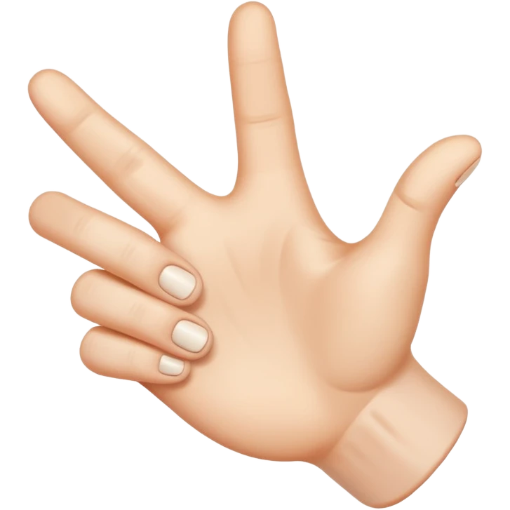 Can you create a thumbless hand emoji