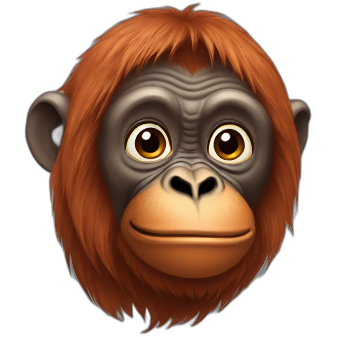 Indian orangutan emoji