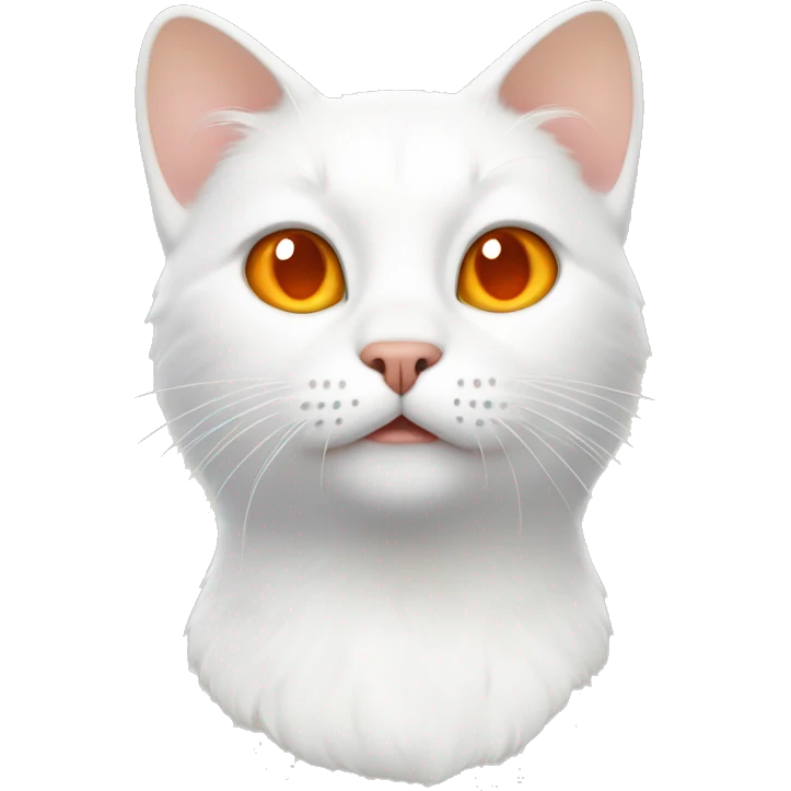 white cat with orange spots emoji