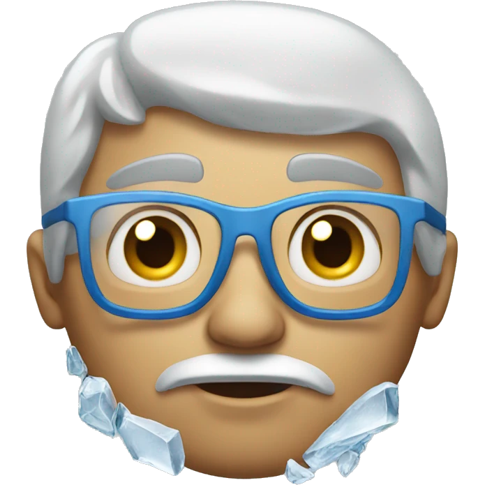 Realistic Ice emoji  emoji